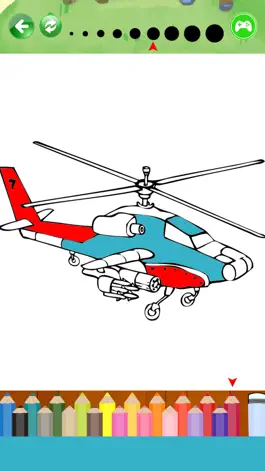 Game screenshot Helicopter Coloring Pages For Learn painting apk