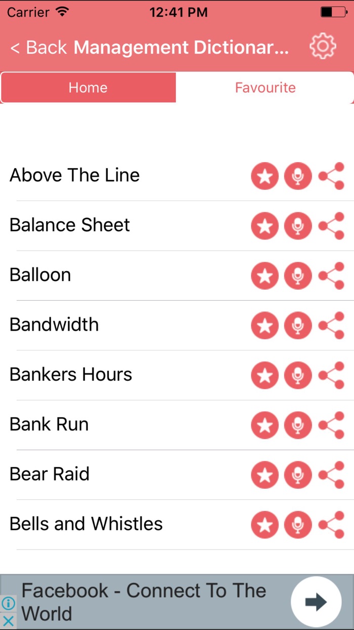 Management Dictionary Definitions Terms