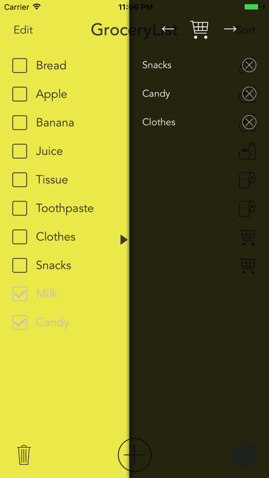 Grocery List - A Simple Grocery List screenshot 2