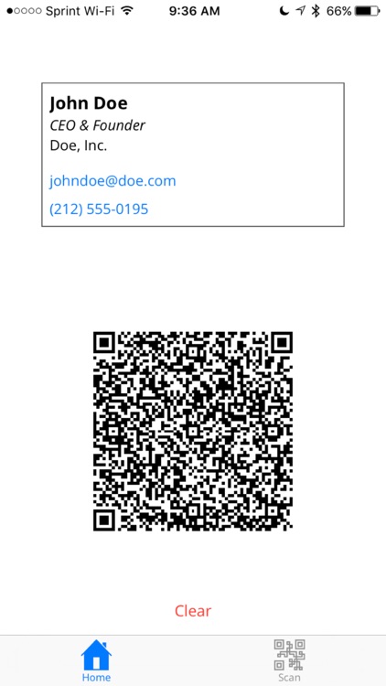 Bone - Your Personal QR Code