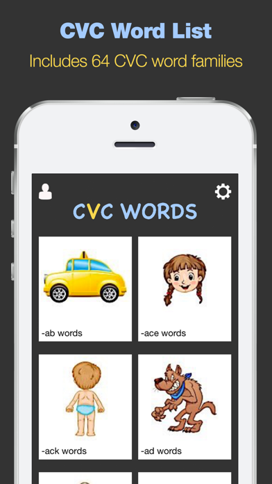 How to cancel & delete CVC Words - Word Family Games from iphone & ipad 1