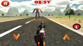 Game screenshot Robots Vs Bike War : Speed Battle Adventure Game mod apk