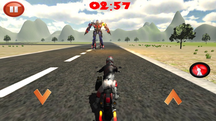 Robots Vs Bike War : Speed Battle Adventure Game