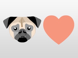 Beautiful pug stickers, made by a pug lover for pug lovers