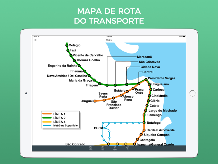 Rio de Janeiro Guia de viagem com mapas