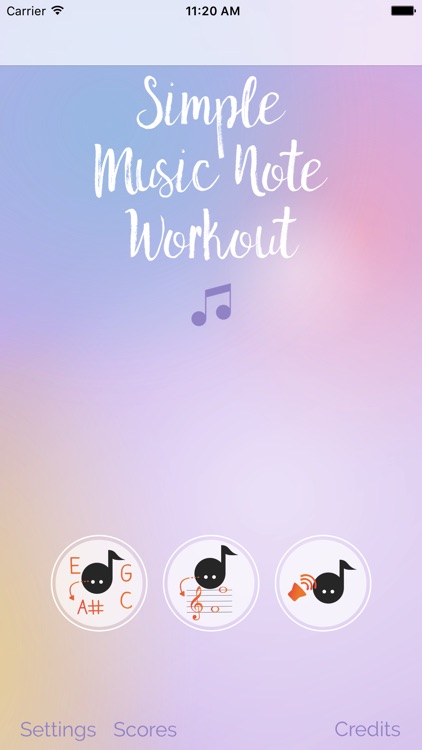 Simple Music Note Workout screenshot-0