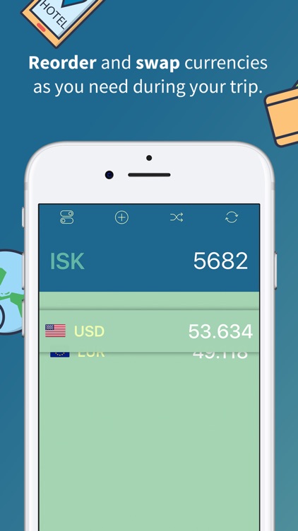 Kurrency, travel with real-time currency converter