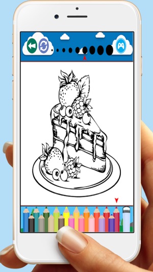 Birthday Cakes Coloring Book Games For Kids(圖5)-速報App