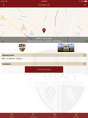 Legacy Christian Academy. screenshot 2