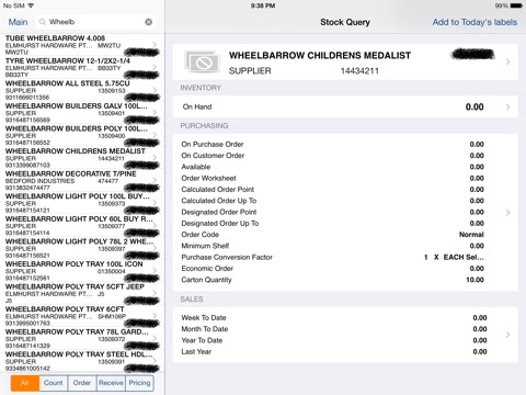 iOptIMS for iPad screenshot 2