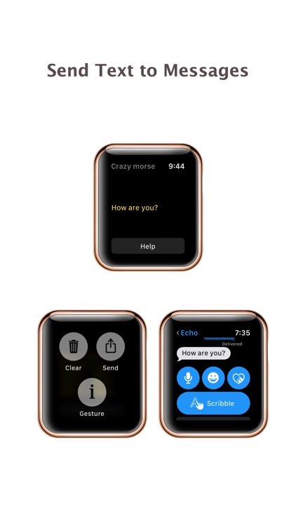 Crazy Morse Code - quick typing for apple watch