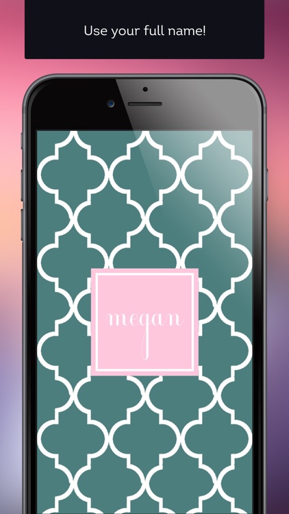 Monogram Me: Customize your Background!