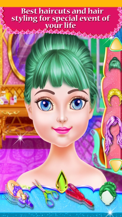 Fashion Hairstyles Salon Girls Games screenshot-4