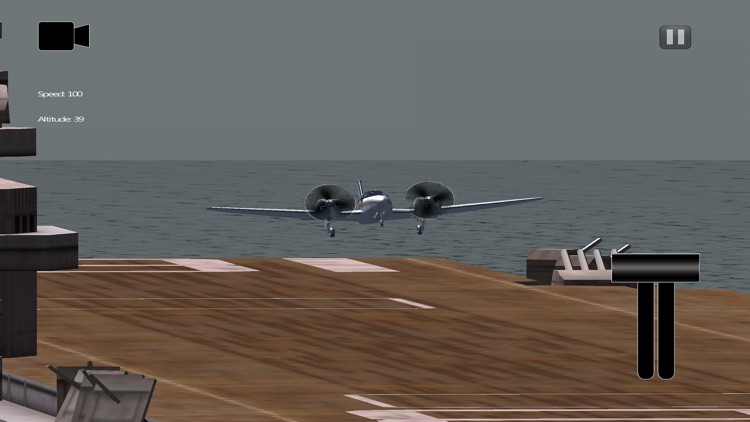 Aircraft driving simulator 3D