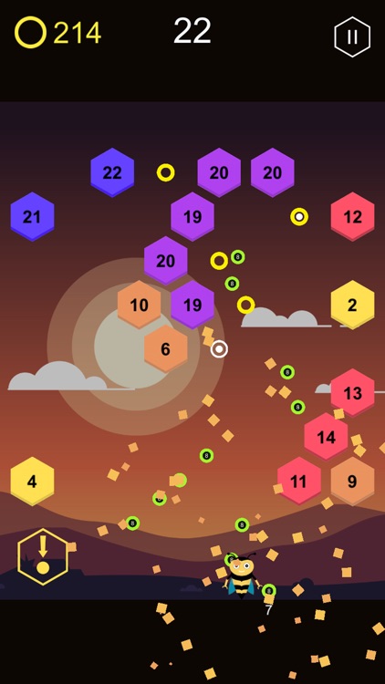 Hexagon Ballz screenshot-3