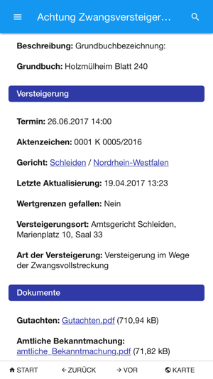 Achtung Zwangsversteigerung(圖4)-速報App