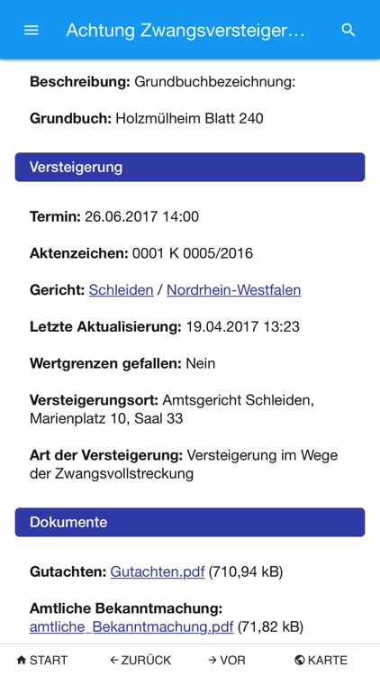 Achtung Zwangsversteigerung screenshot-3