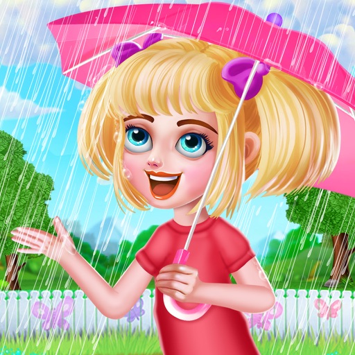 Crazy Girl First Rain - Costume Game iOS App