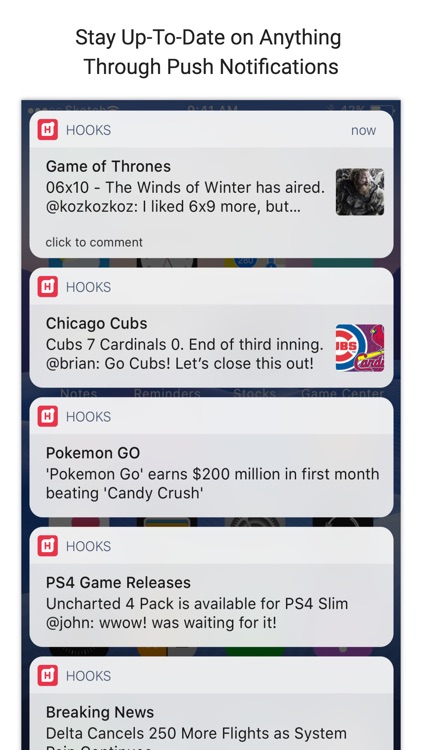 Hooks - Notifications & Alerts for Everything