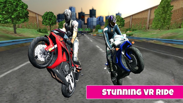 VR Extreme Bike Rider: Highway Stunt Racing