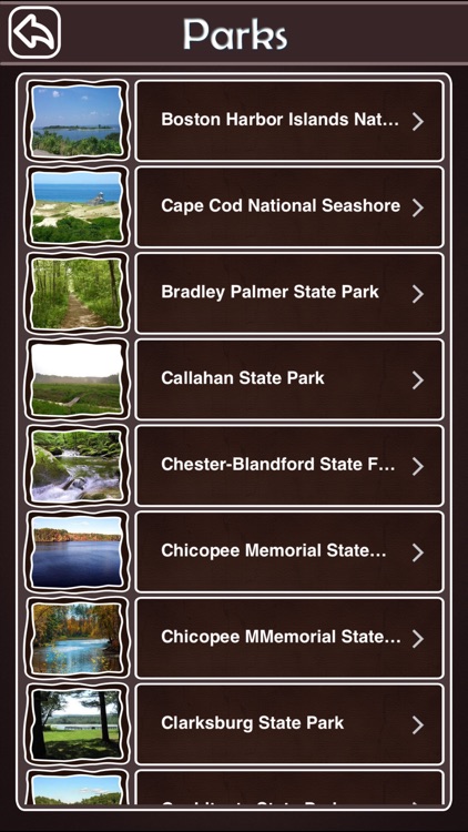 Massachusetts National & State Parks