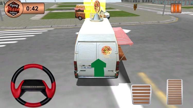 Flying Pizza Delivery Van – Ultimate Driving Fun