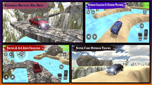 Dangerous 4x4 Mountain Drive: Snow Way Tracks(圖1)-速報App