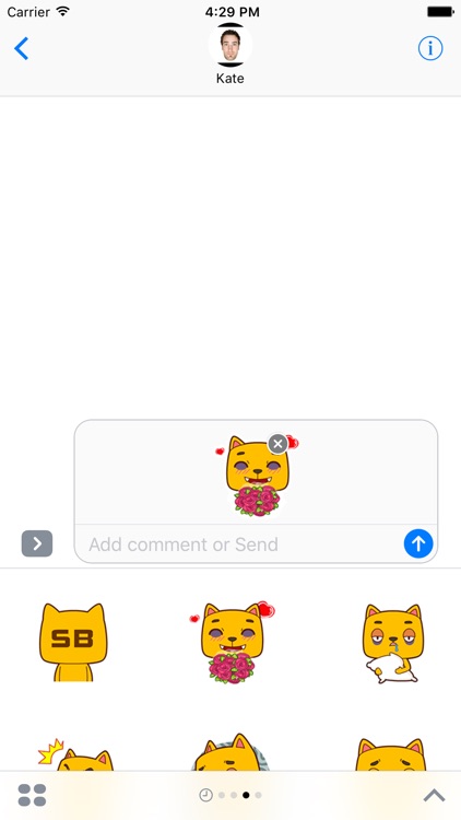 Ugly Cat Animated Stickers