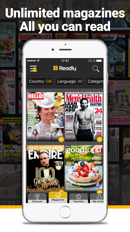 Readly – Read Unlimited Digital Magazines screenshot-0