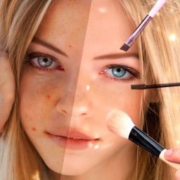 Visage makeup editor plus photo teeth whitener
