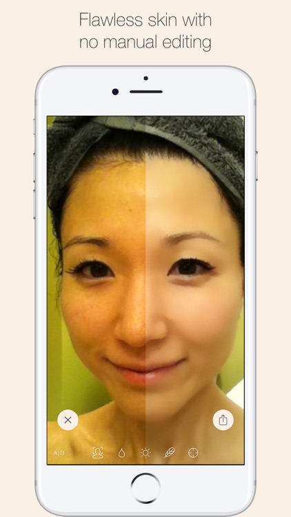 CreamCam+ auto selfie enhancer