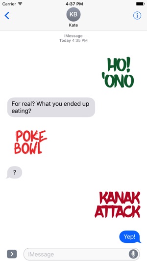 Hawaii Slang Sticker Pack 2(圖1)-速報App