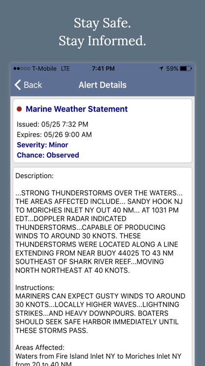 NOAA Marine Weather Forecast Alerts & Warnings screenshot-4