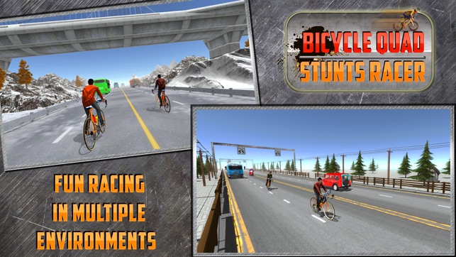 Bicycle City Rider: Endless Highway Racer(圖3)-速報App