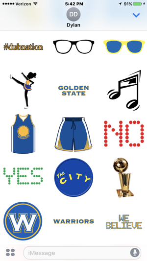 Warriors Basketball Stickers(圖4)-速報App