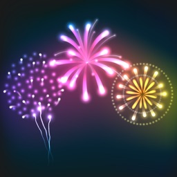 Animated Fireworks Celebration Stickers