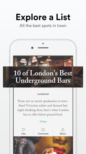 spot explore the best places on the app store list of places