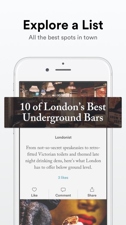 Spot: explore the best places