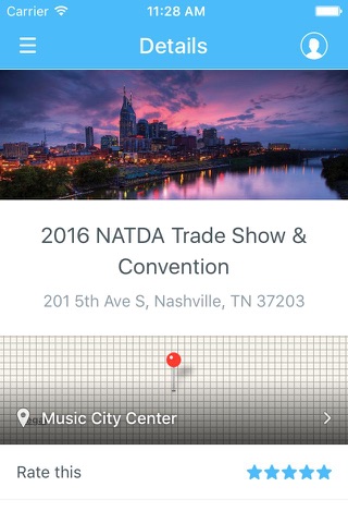 2017 NATDA Trade Show screenshot 2