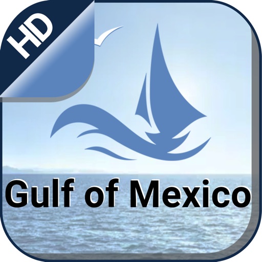 Gulf of Mexico offline nautical charts for fishing