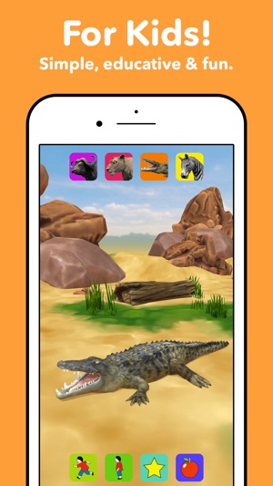 Zebra Safari Animals - Kids Game for 1-8 years old(圖2)-速報App