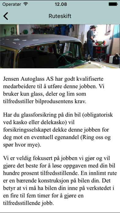 Jensen Autoglass AS screenshot 3