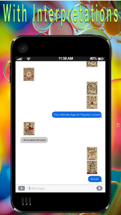 PsychicMoji -Your Daily Tarot Emoji Messenger App