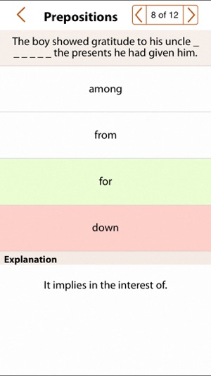 Grammar Express: Prepositions Lite(圖4)-速報App