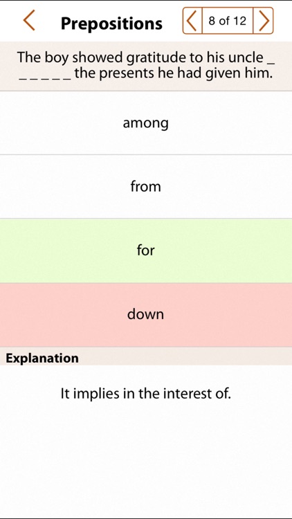 Grammar Express: Prepositions Lite screenshot-3