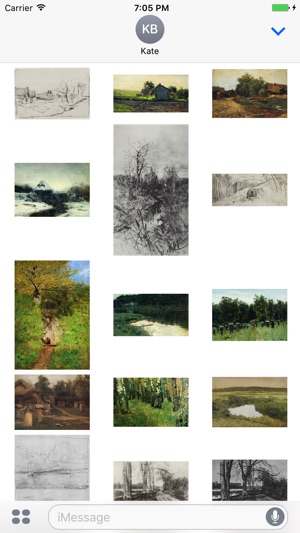 Isaac Levitan Artworks Stickers(圖4)-速報App