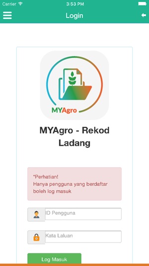 MYAgro Maklumat Rekod Ladang