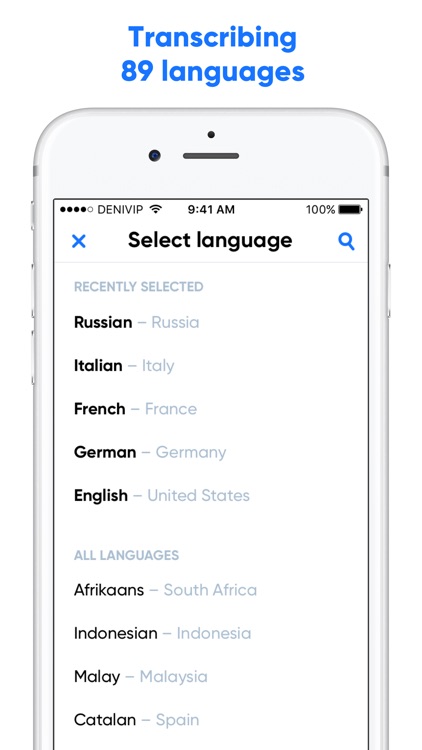 Transcribe - Speech to Text