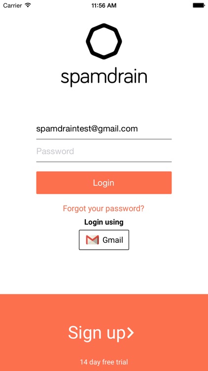 SpamDrain email spam filter