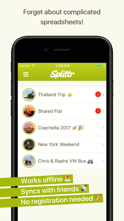 Splittr - Split expenses with friends screenshot-0
